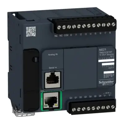 Schneider Electric - TM221CE16T - kontrolör M221 16 GÇ transistör PNP Ethernet - 1