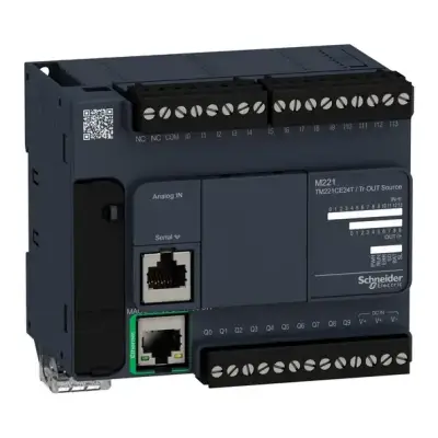 Schneider Electric - TM221CE24T - kontrolör M221 24 GÇ transistör PNP Ethernet - 1