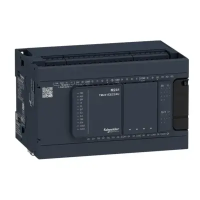 Schneider Electric - TM241C24R - M241 kontrolör 24 GÇ rölesi - 1