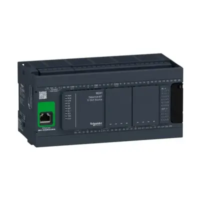 Schneider Electric - TM241CE40T - M241 kontrolör 40 GÇ transistör PNP Ethernet - 1