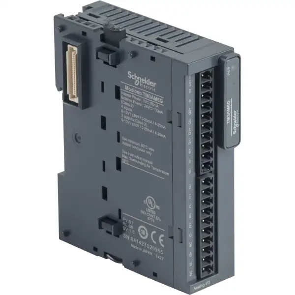 Schneider Electric - TM3AM6G - Giriş/çıkış analog modülü, Modicon TM3, 4 giriş, 2 çıkış (yaylı) 24 VDC - 1