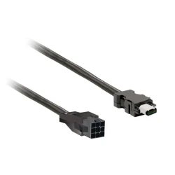  VW3M8D1AR30 - encoder cable 3m shielded, leads connection for BCH2.B/.D/.F, CN2 plug - 1