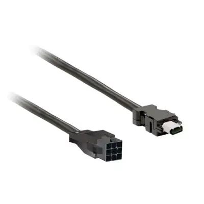 Schneider Electric - VW3M8D1AR30 - encoder cable 3m shielded, leads connection for BCH2.B/.D/.F, CN2 plug - 1