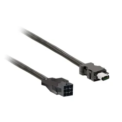  VW3M8D1AR50 - encoder cable 5m shielded, leads connection for BCH2.B/.D/.F, CN2 plug - 1