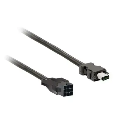 Schneider Electric - VW3M8D1AR50 - encoder cable 5m shielded, leads connection for BCH2.B/.D/.F, CN2 plug - 1