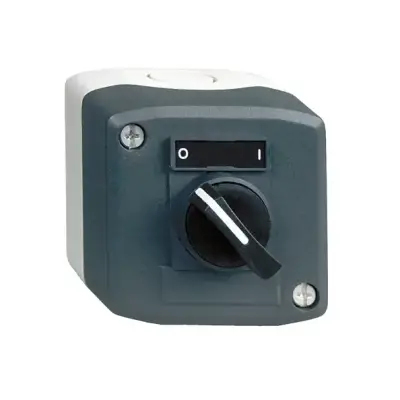 Schneider Electric - XALD134 - koyu gri istasyon - 1 mandal buton Ø22 standart kol 1NA - 1