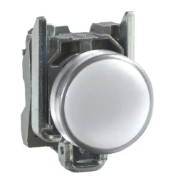  XB4BVM1 - 230...240V entegre LED'li beyaz eksiksiz pilot ışığı Ø22 düz lens - 1