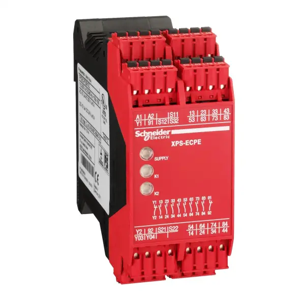 Schneider Electric - XPSECPE5131P - modül XPSEC - güvenlik kontaklarının sayısının artırılması - 24 V AC DC - 1