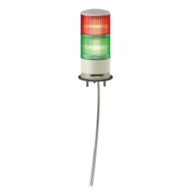 XVGB2SW - Easy Harmony XVG, Monoblok ışıklı kolon, Ø60, kırmızı yeşil, sabit ışıklı, buzzer, taban montajı, IP42, 24 V AC/DC - 1