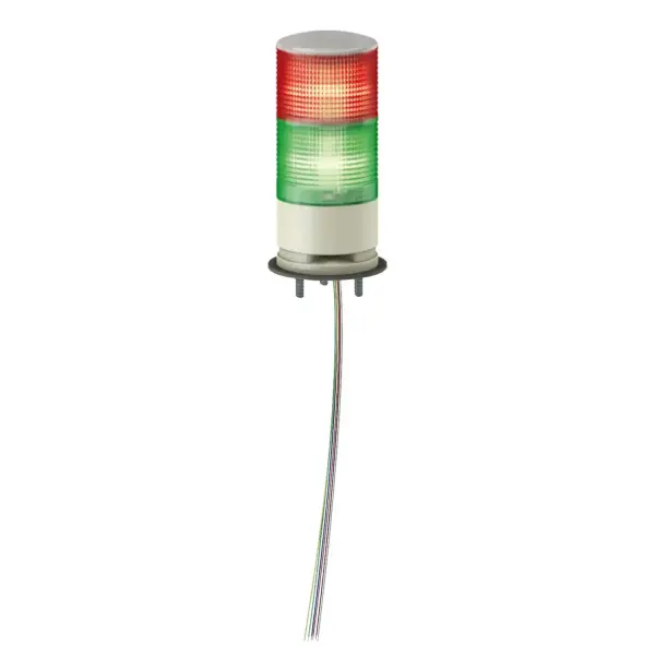 Schneider Electric - XVGB2W - Easy Harmony XVG, Monoblok ışıklı kolon, Ø60, kırmızı yeşil, sabit ışıklı, taban montajı, IP53, 24 V AC/DC - 1