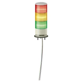 XVGB3SW - Easy Harmony XVG, Monoblok ışıklı kolon, Ø60, kırmızı turuncu yeşil, sabit ışıklı, buzzer, taban montajı, IP42, 24 V AC/DC - 1