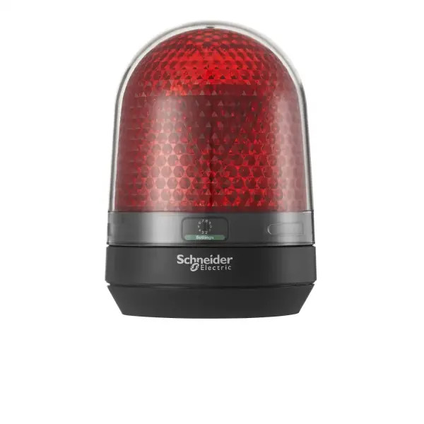 Schneider Electric - XVR3M04 - Harmony XVR, Sesli uyarısız aydınlatmalı flaşör, kırmızı, Ã˜100, entegre LED, 100...230 V AC - 1