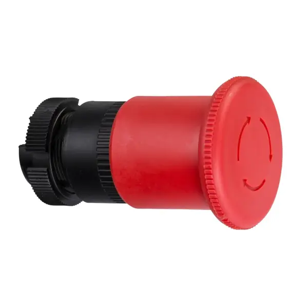 Schneider Electric - ZA2BS844 - Acil kapatma butonu için başlık, Harmony XAC, kırmızı mantar 40mm, tetikleme için mandallı dönüş, işaretsiz - 1