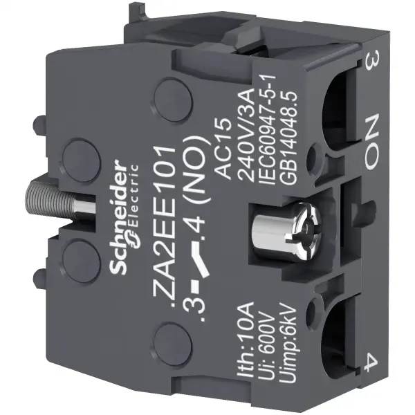 Schneider Electric - ZA2EE101 - Kontak blok Ø22mm buton için, 1 NA - 1