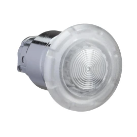 ZB4BW413 - Aydınlatmalı buton için başlık, Harmony XB4, metal, beyaz mantar 40mm, 22mm, Entegr. LED, Yay Geri Dönüşlü - 1