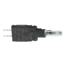 ZB6EB4B - Işıklı Butonlar için komple gövde, Harmony XB6, entegre LED'li gövde/sabitleme bileziği ile kırmızı aydınlatma bloğu 12...24 V - 1