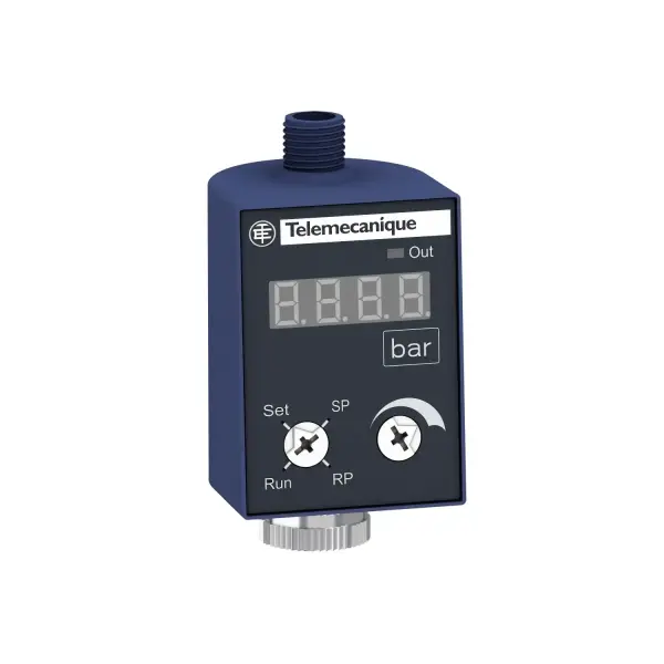 Telemecanique Sensors - ZMLPA1P2SH - Elektronik basınç sensörleri, Basınç sensörleri XM, Ekran ve anahtar ZMLP, 24 VDC, 4...20 mA, PNP, histerezis, M12 - 1