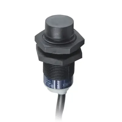 Telemecanique Sensors - XS4P18AB120 - endüktif sensör XS4 M18 - U40,6mm - PBT - Sn8mm - 12..24VDC - kablo 2m - 1