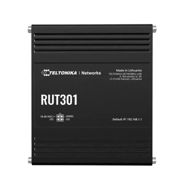 Teltonika Networks - RUT301 - 5 Port Endüstriyel Router - 1