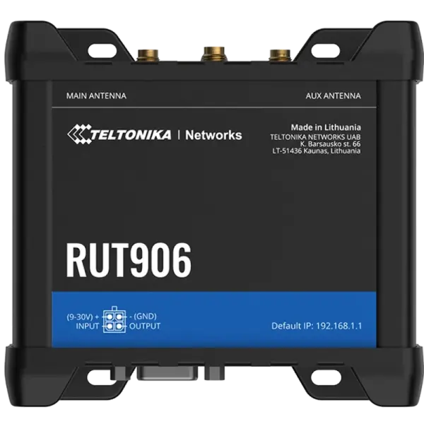 Teltonika Networks - RUT906 - 4g Lte Rs232/rs485 Router Lte Cat 4 Router - 1