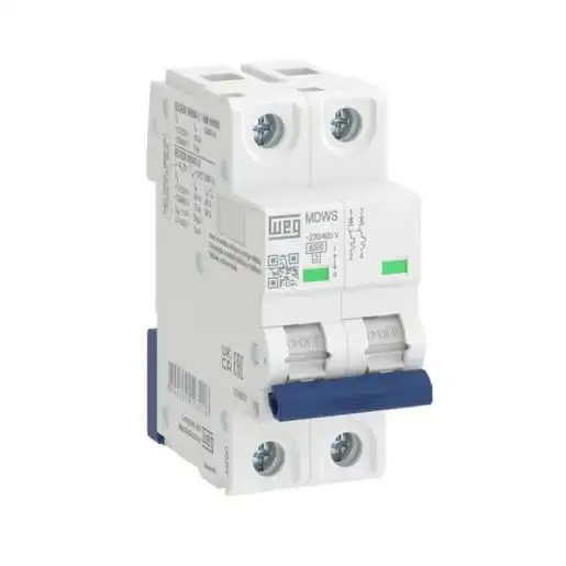 Weg - MDWS-C16-2 - 2 kutup, 6kA, C tipi, 16A, Otomatik sigorta - 1