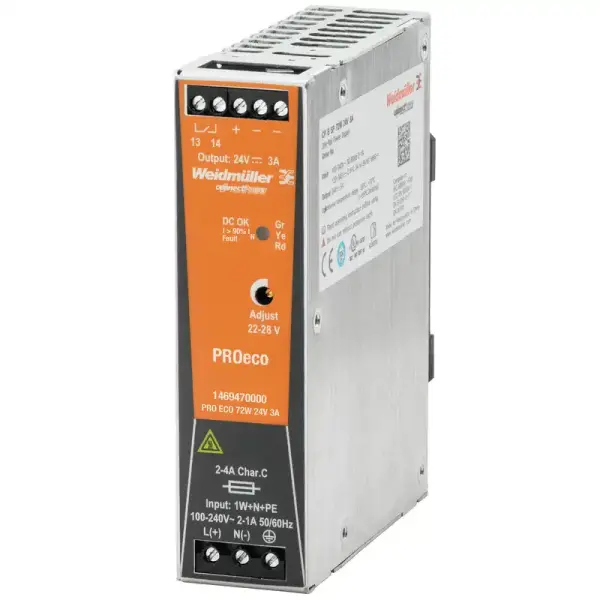 Weidmüller - PRO ECO 72W 24V 3A - 2